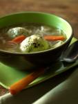 Chicken Soup with Shiitake Mushroom Matzoh Balls